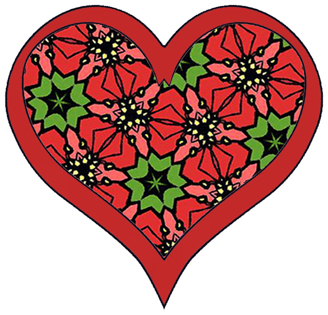 575 views ArtbyJean - Paper Crafts: CUTE LITTLE HEARTS IN CHRISTMAS COLORS ...