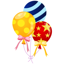 Balloons Icon | Event People Carnival Iconset | DaPino
