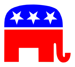Republican Gop Party Elephant Clip Art - vector clip ...
