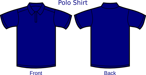 Dark Blue Polo Shirt SVG Downloads - Design - Download vector clip ...