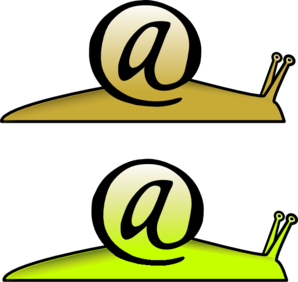 Snail Mail clip art - vector clip art online, royalty free ...