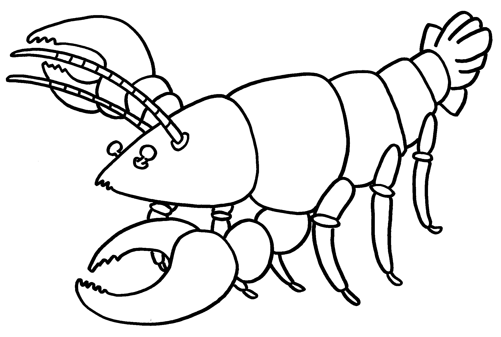 Coloring Page - Lobster
