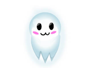 a cute little white ghost by sunsetdayur | Create Art | Disney
