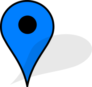 Google Maps Pin Blue clip art - vector clip art online, royalty ...