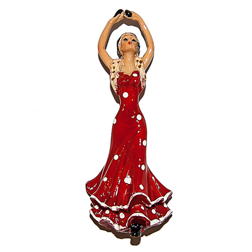 Resin Fridge Magnet: Spain. Flamenco. Dancing Girl (Premium ...