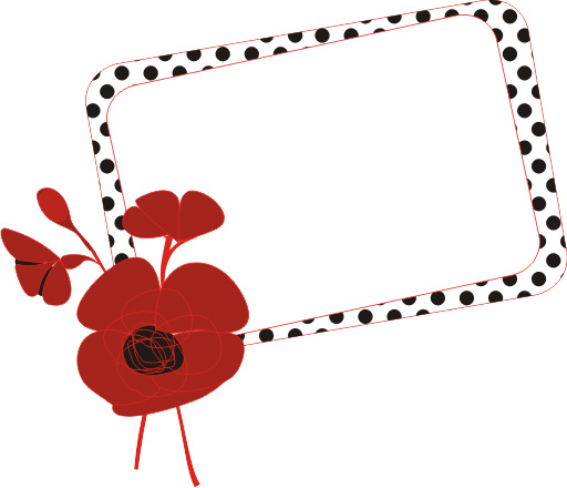 Poppy Frame Vector Graphic - DryIcons
