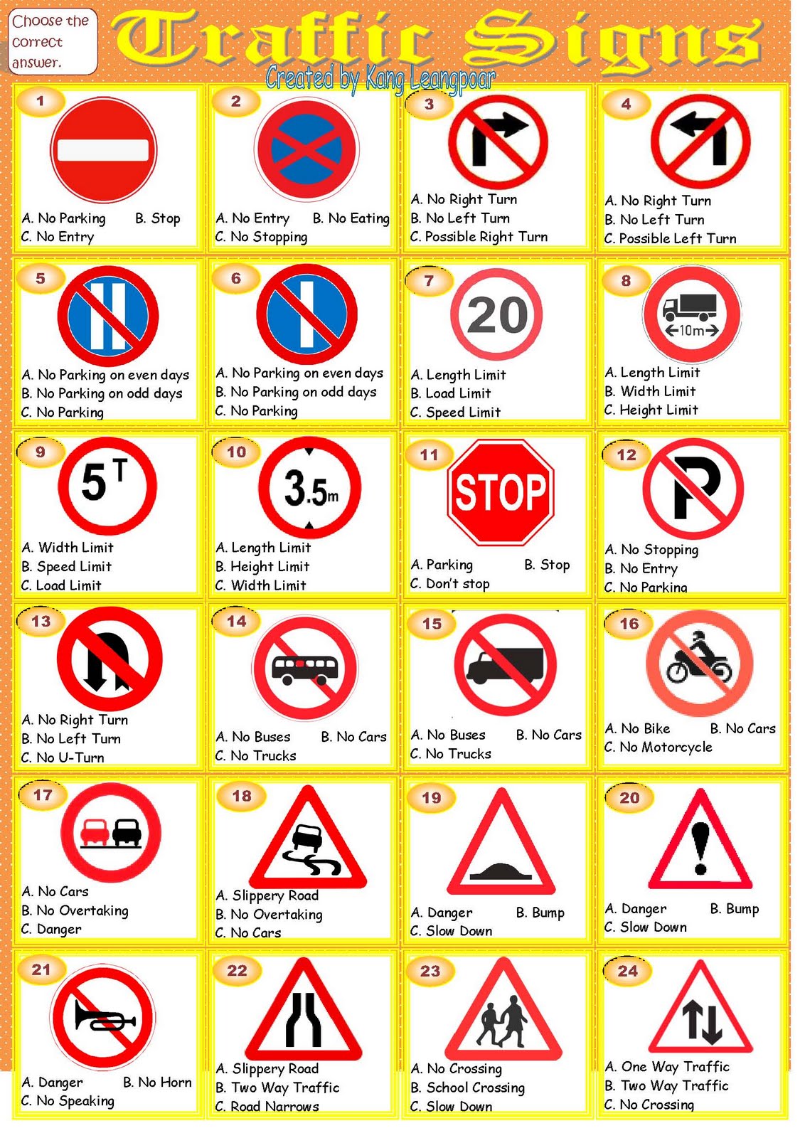 Printable Traffic Signs For Kids ClipArt Best