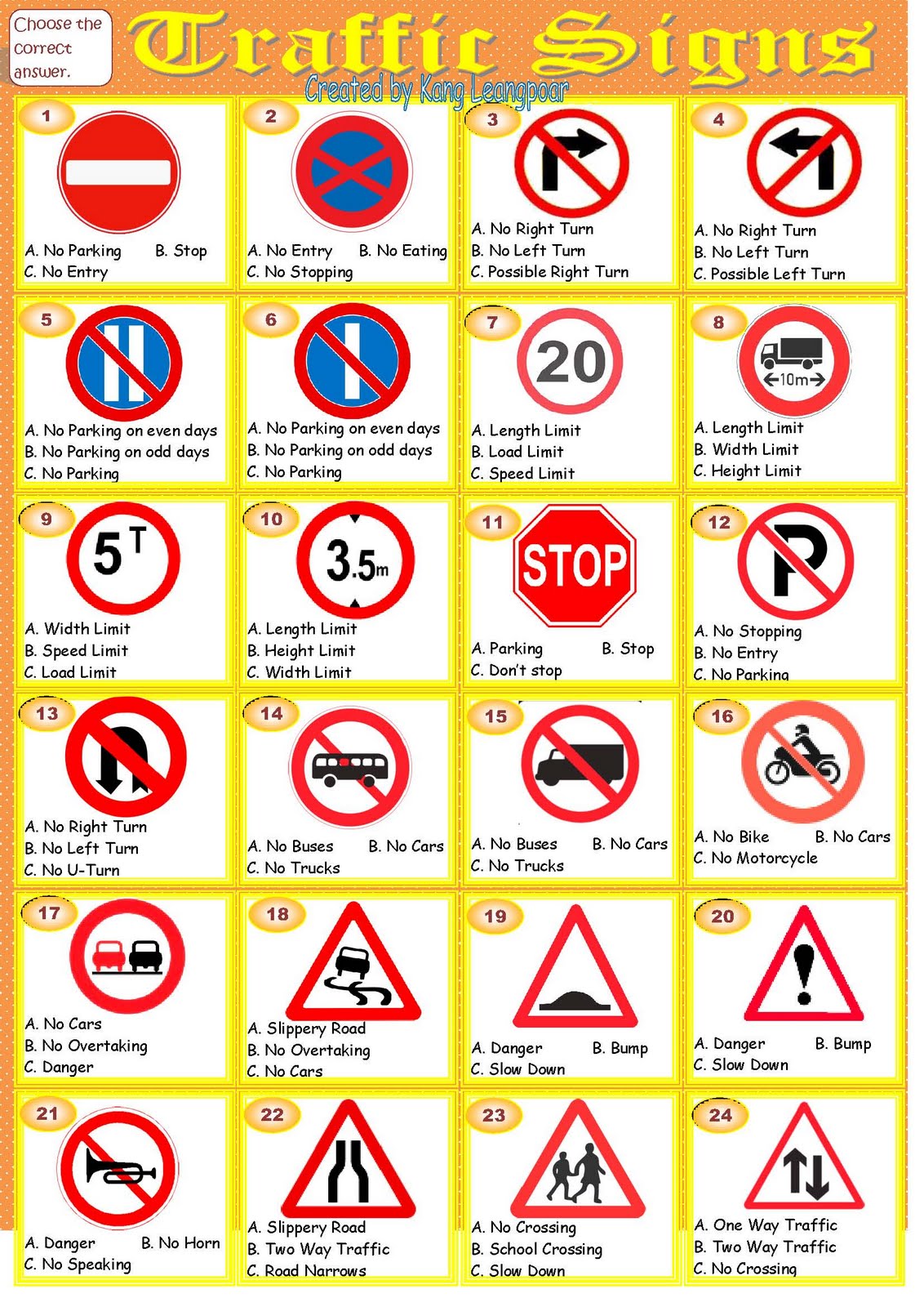 Road Signs And Meanings - ClipArt Best