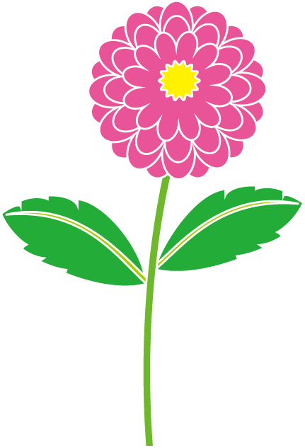dahlia flower clip art free - photo #5