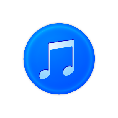 button01_music, button, music, blue, icon, note, tone, sound ...