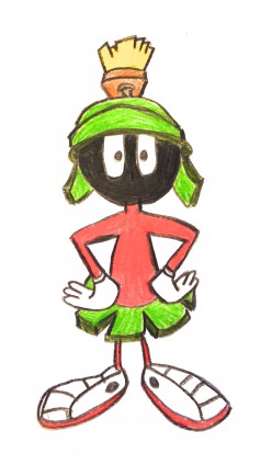 How to Draw Marvin the Martian