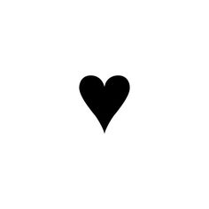 Black heart clipart free