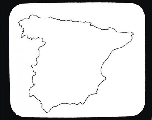 Best Photos of Spain Map Silhouette - Silhouette Spain Map, Spain ...