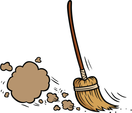 Clipart broom sweeping - ClipartFox