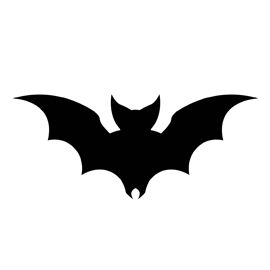 Bat Stencil | Bat Silhouette ...