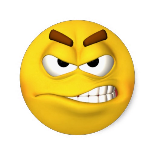 Clip Art Angry Mean Smiley Clipart