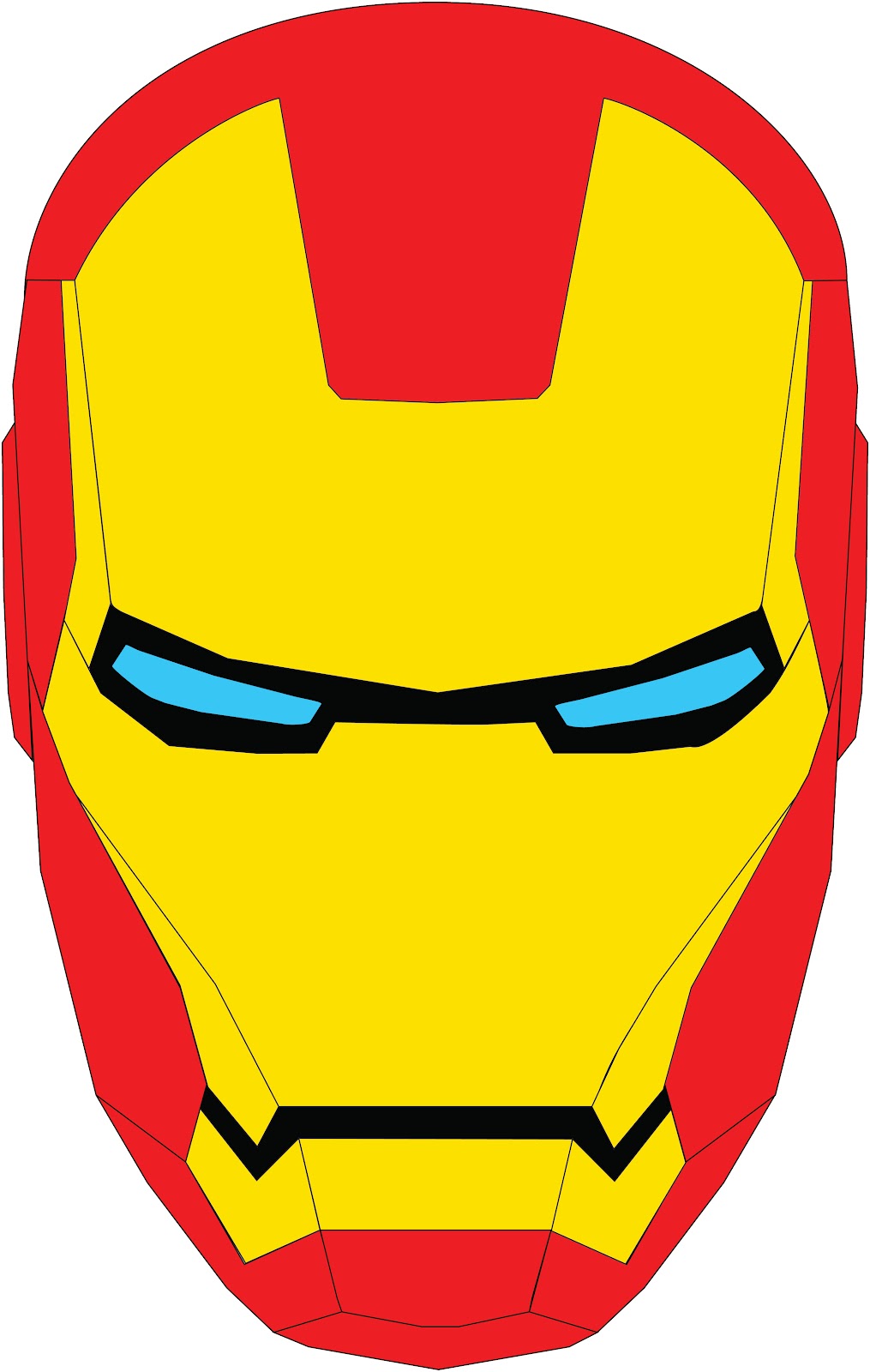 Ironman Template - ClipArt Best