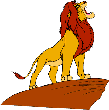 Cartoon Lion Roaring