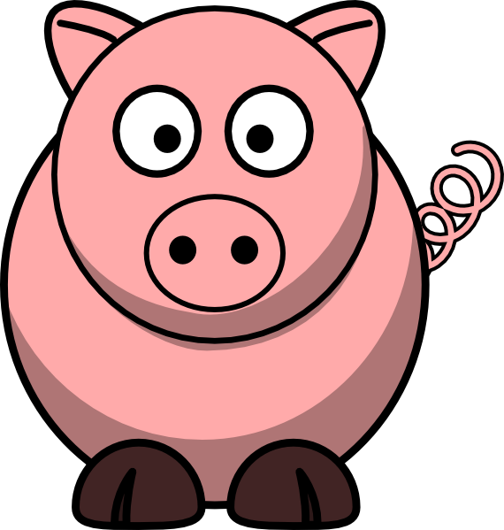 funny pig clipart - photo #6