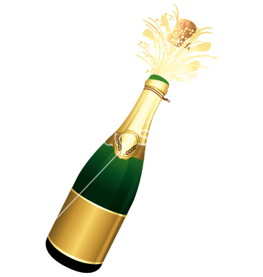 Champagne bottles clipart - ClipartFox