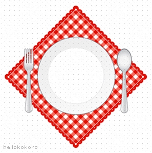 Free food clipart borders