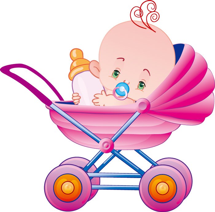 Cartoon Baby In Stroller | Free Download Clip Art | Free Clip Art ...