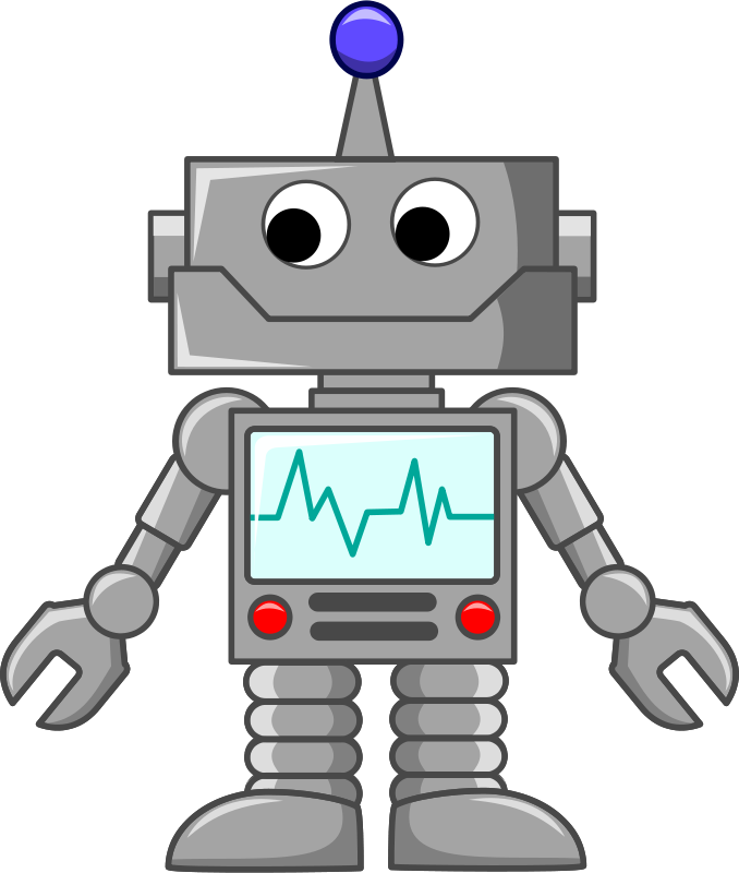Free Clipart: Cartoon robot | Technology | Sirrob01