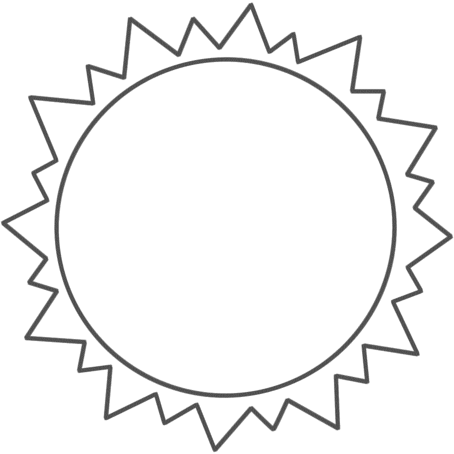 free sun clipart black and white - photo #29