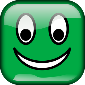 5467 free clipart green smiley face | Public domain vectors