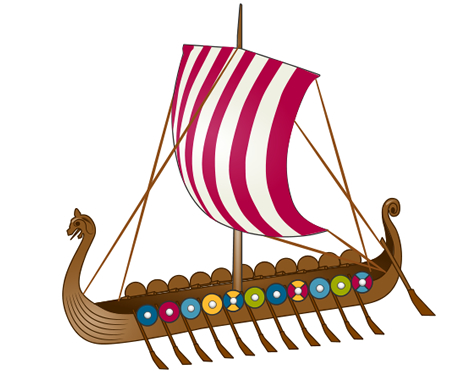 Viking Ship Clip Art - Tumundografico