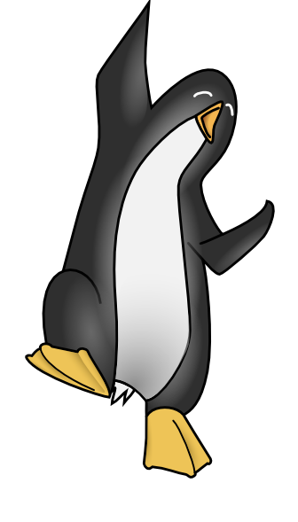 Animated Walking Penguins Clipart