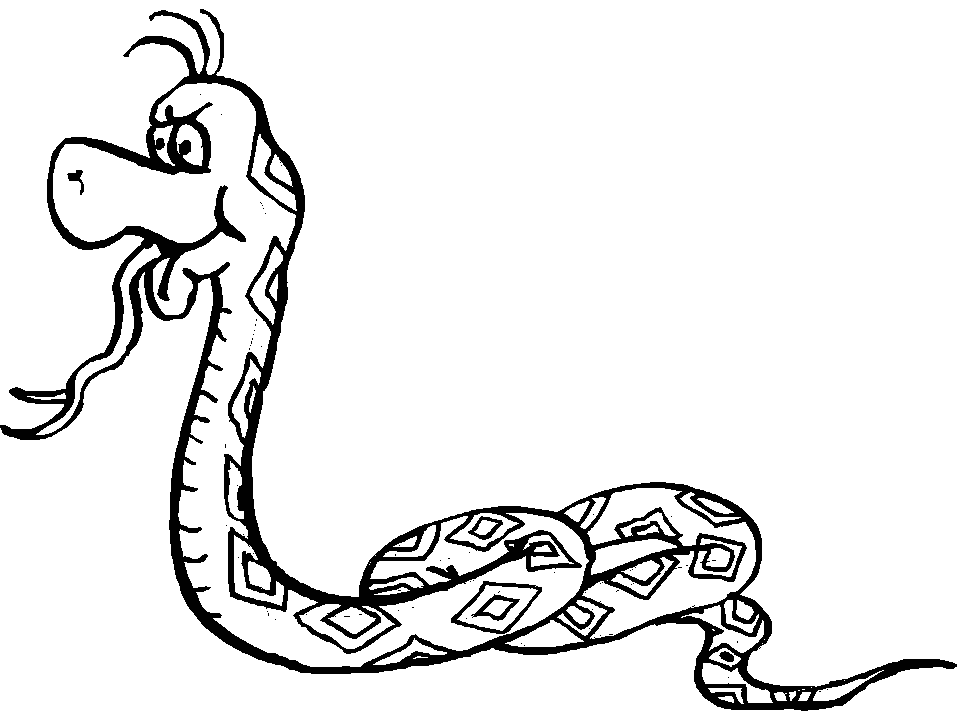 Coloring Page Of A Snake - AZ Coloring Pages