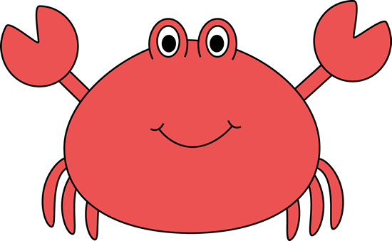 Cute Sea Crab Clip Art Image - Free Clipart Images
