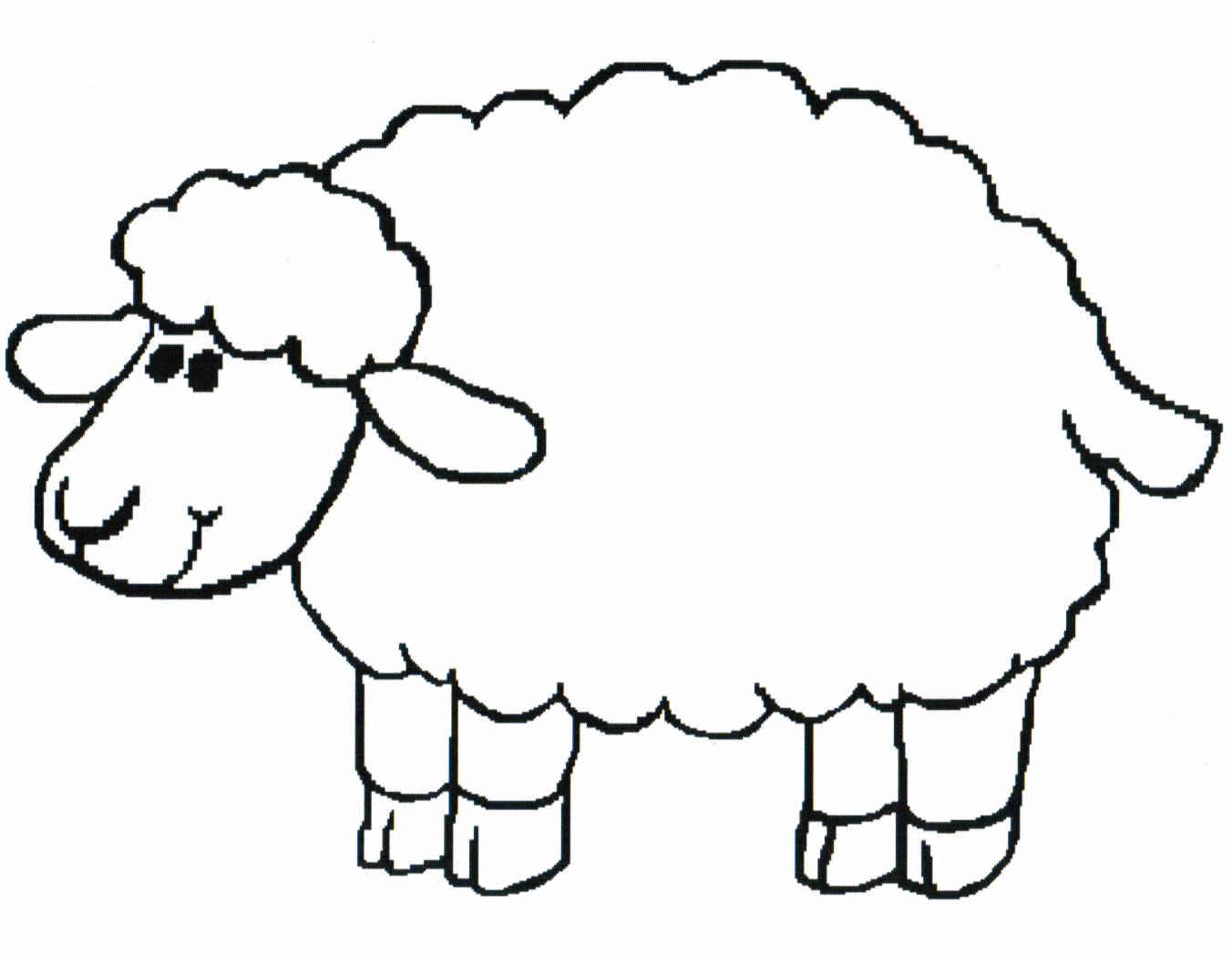 Clipart Sheep Outline - ClipArt Best