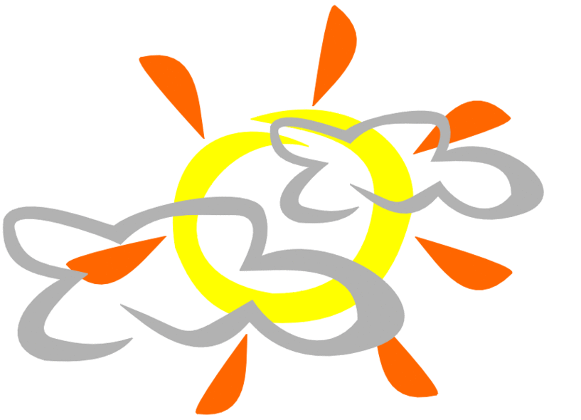 Weather Symbols Sunny Clipart - Free to use Clip Art Resource