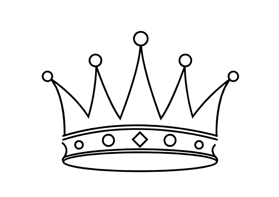 15 crown coloring page to print | Print Color Craft