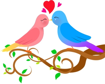 Love Birds Clipart