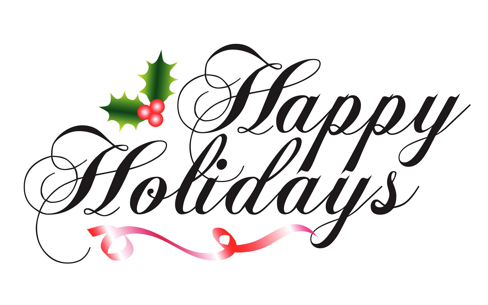 Happy Holidays Banner Clipart
