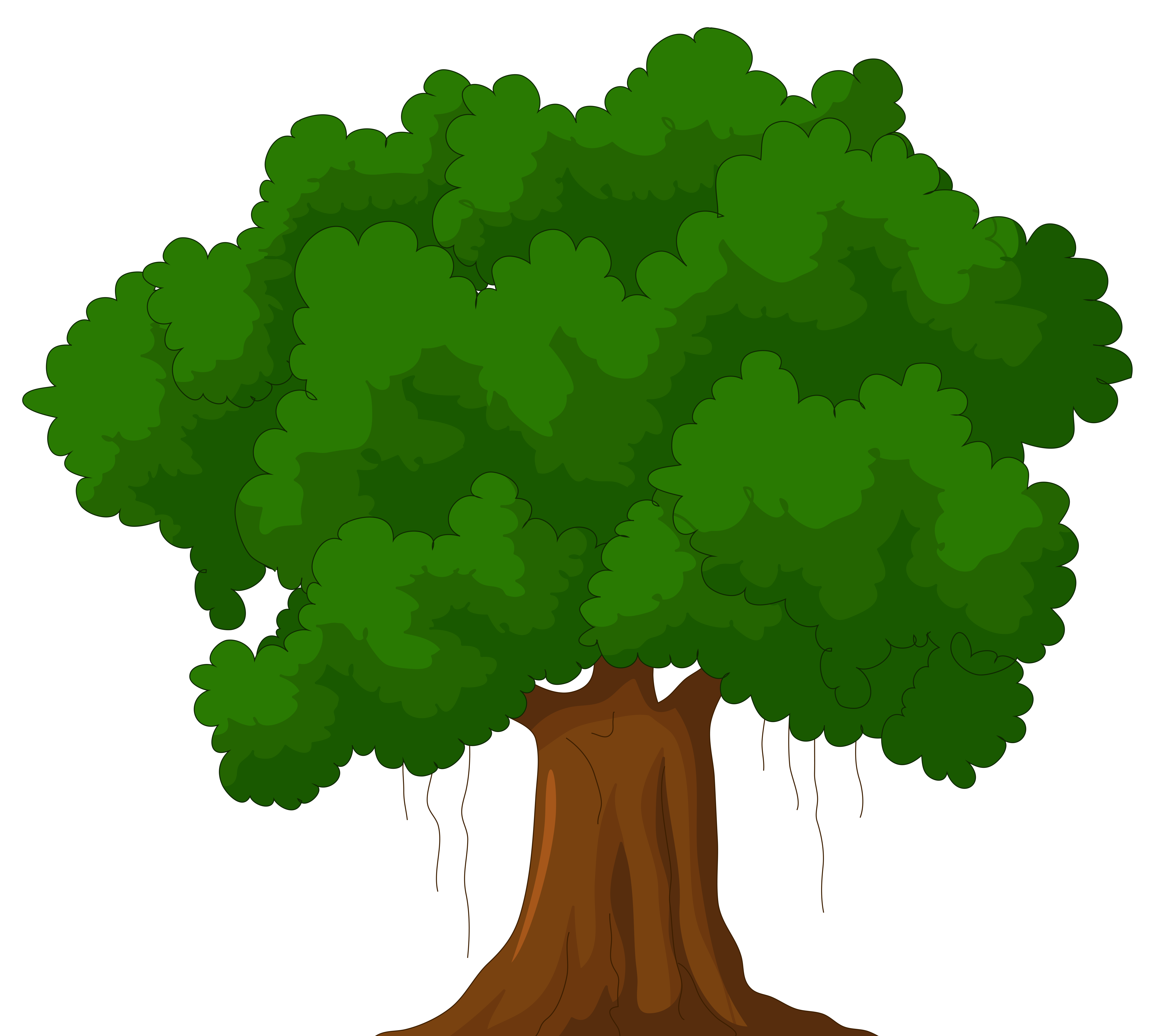green tree clip art – Clipart Free Download