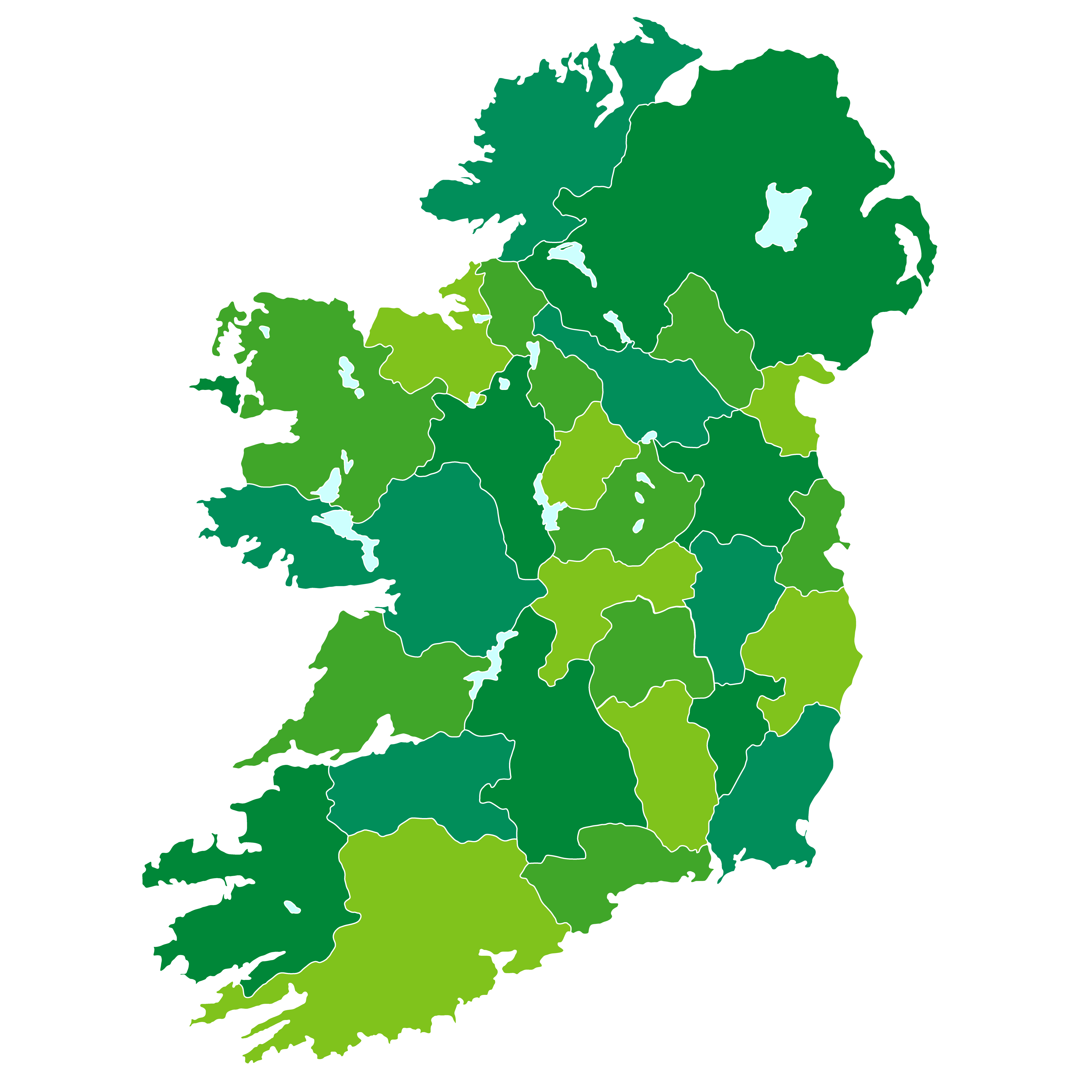 clipart map of ireland - photo #43