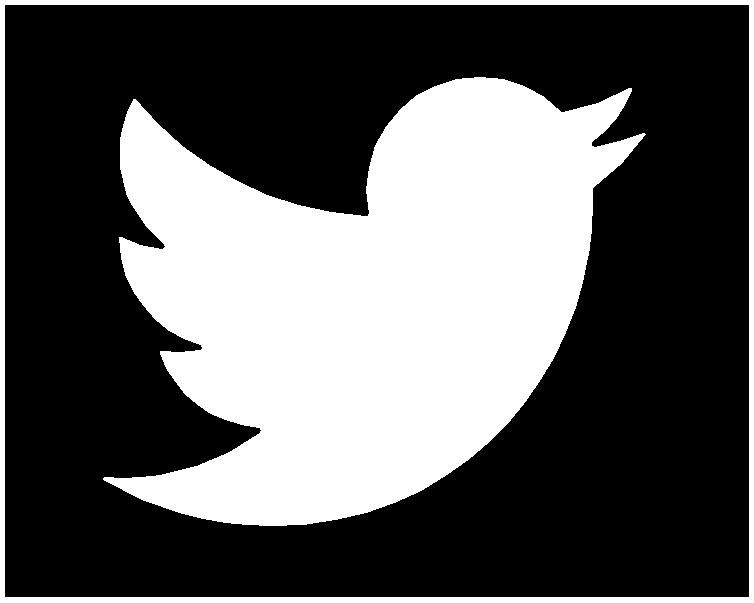 Brush/Spray Quartermarking Stencil - 'Twitter Logo' - Clippersharp