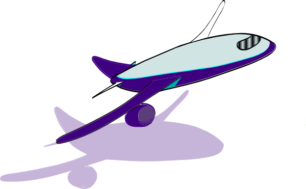 Airplane Taking Off Clip Art - vector clip art online ...