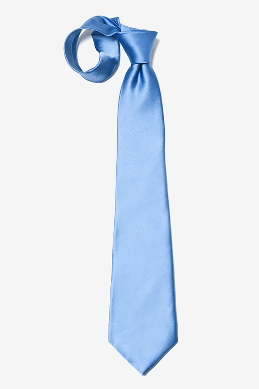 Cornflower Blue Silk Tie | Ties.com