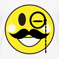 Smiley Face With Mustache - Free Clipart Images
