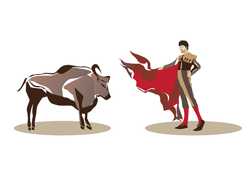 Bullfight Clip Art, Vector Images & Illustrations