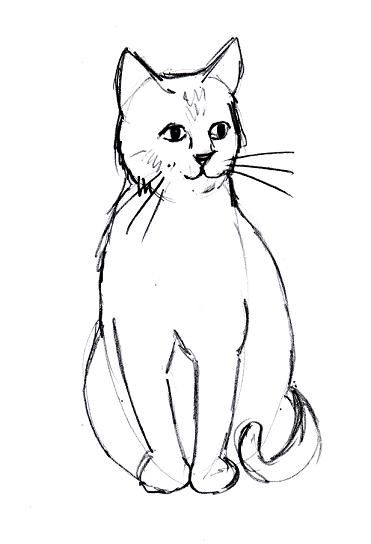 Images Of Drawn Cats - ClipArt Best