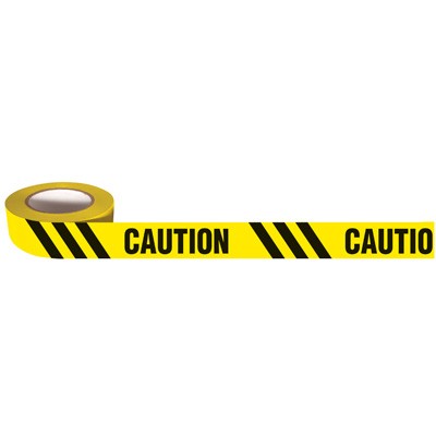 Caution Stripped Barricade Tape | Caution Tape | Emedco