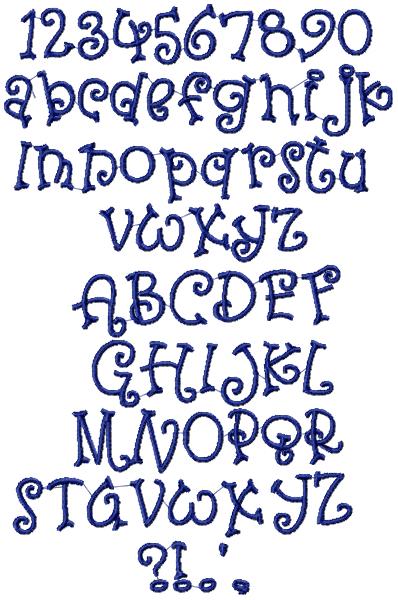 Sewn 4 You Designs~Fonts Embroidery Designs
