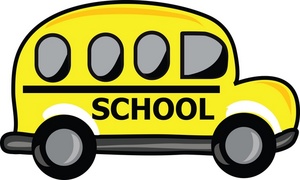 Bus Clipart Image - Yellow Cartoon School Bus