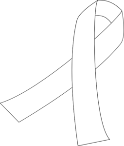 cancer ribbon outline vector | The FLPARENTINGNEWS
